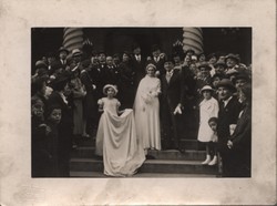 Nozze Donato Disegni e Nennella Valabrega Torino 7/10/34 (manoscritta a inchiostro)
