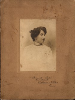 Elvira Disegni Momigliano 1903, Torino 1903 (manoscritta a inchiostro)