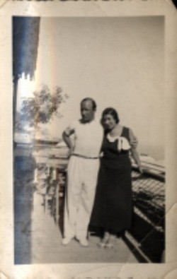 Viareggio 1932 Finalmarina Annetta e Schulim (manoscritta matita e inchiostro)